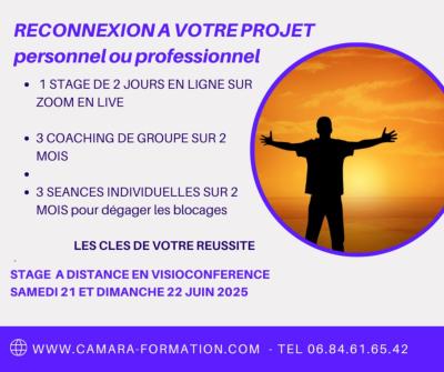 cycle de reconnexion a son projet personnel ou professionnel 21 et 22 juin 2025